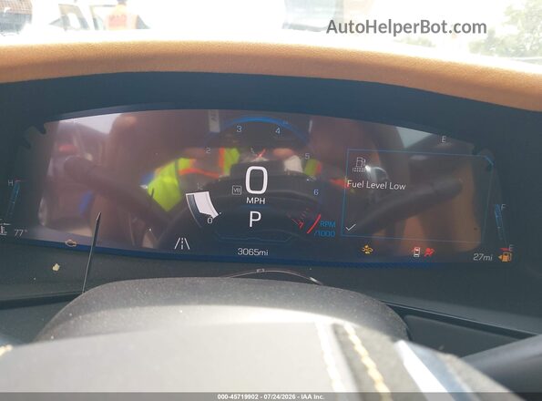 1G1YC2D49T5102710 2026 CHEVROLET CORVETTE Blue უკანა სავარძლების ხედი