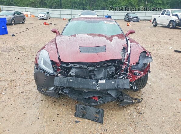 1G1YC2D79G5124772 2016 CHEVROLET CORVETTE Burgundy Դիմացի տեսք