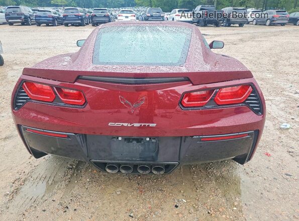 1G1YC2D79G5124772 2016 CHEVROLET CORVETTE Burgundy Հետևի տեսք