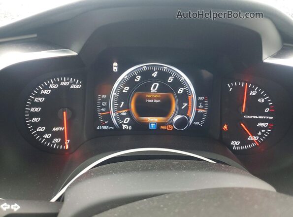 1G1YC2D79G5124772 2016 CHEVROLET CORVETTE Burgundy Սարքավորումների վահանակի տեսք