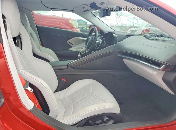 1G1YC3D40P5136191 2023 CHEVROLET CORVETTE Red Vista de los asientos traseros