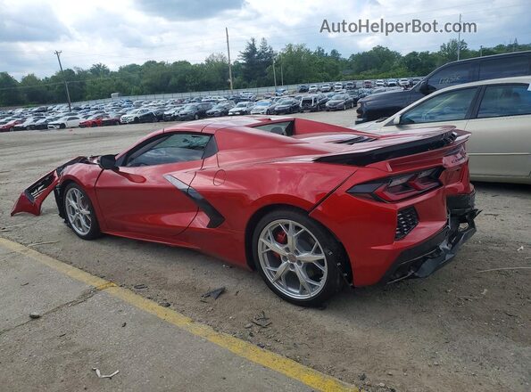 1G1YC3D40P5136191 2023 CHEVROLET CORVETTE Red Trasero izquierdo