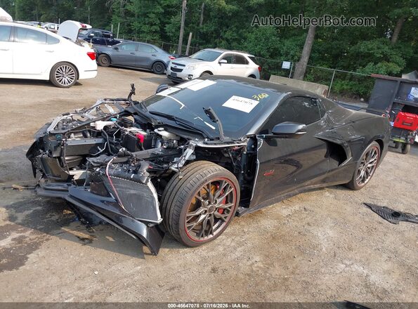 1G1YC3D40P5503008 2023 CHEVROLET CORVETTE Черный Передняя левая четверть