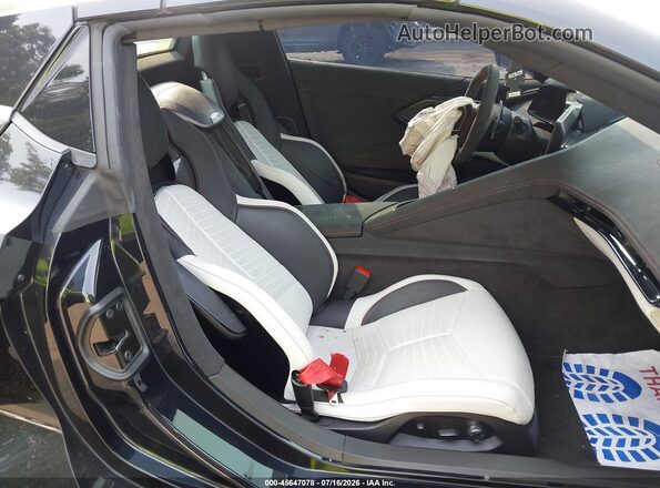 1G1YC3D40P5503008 2023 CHEVROLET CORVETTE Черный Вид салона спереди