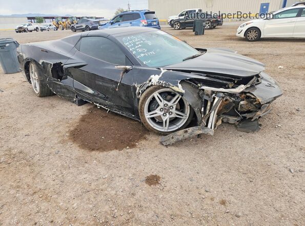 1G1YC3D40R5126778 2024 CHEVROLET CORVETTE Черный Передняя правая четверть