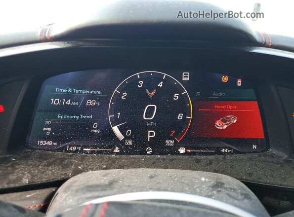 1G1YC3D49N5100173 2022 CHEVROLET CORVETTE Белый Вид щитка приборов