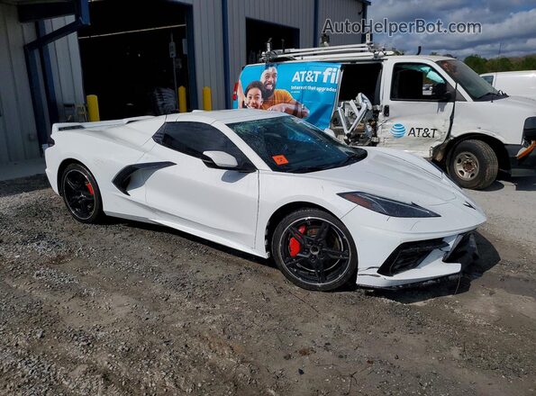 1G1YC3D49N5100173 2022 CHEVROLET CORVETTE Белый Передняя правая четверть