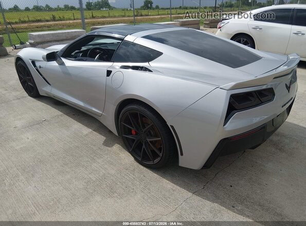 1G1YD2D70G5124673 2016 CHEVROLET CORVETTE Silver უკანა მარცხენა