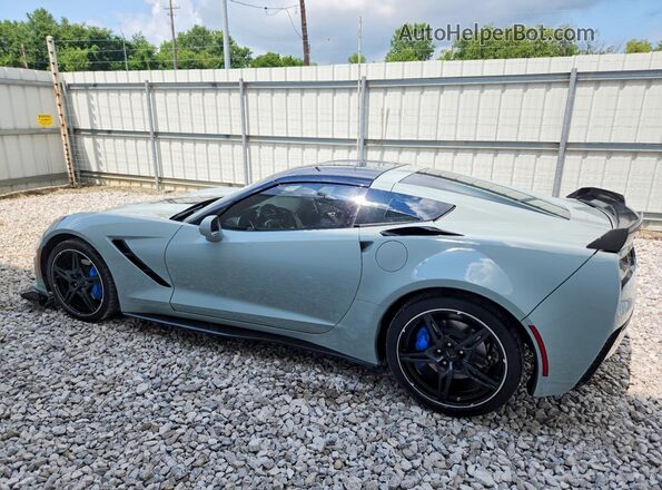 1G1YD2D76H5111038 2017 CHEVROLET CORVETTE Gray უკანა მარცხენა