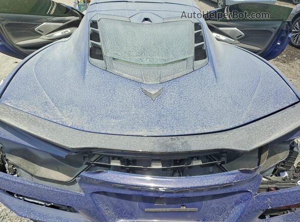 1G1YF2D31S5606035 2025 CHEVROLET CORVETTE Blue Widok wnętrza z tyłu