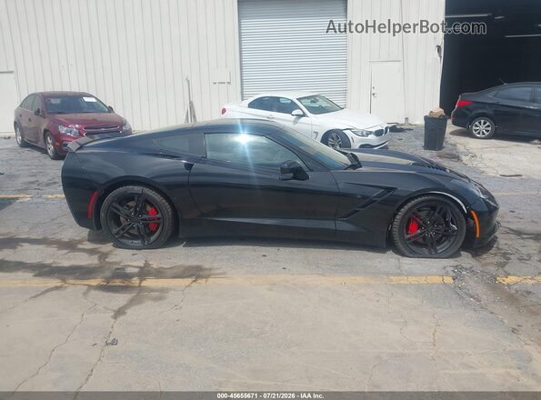 1G1YF2D77G5119528 2016 CHEVROLET CORVETTE Black Вид задньої частини салону