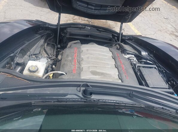 1G1YF2D77G5119528 2016 CHEVROLET CORVETTE Black Вид ззаду