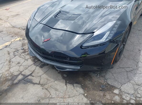 1G1YF2D77G5119528 2016 CHEVROLET CORVETTE Black Вид спереду