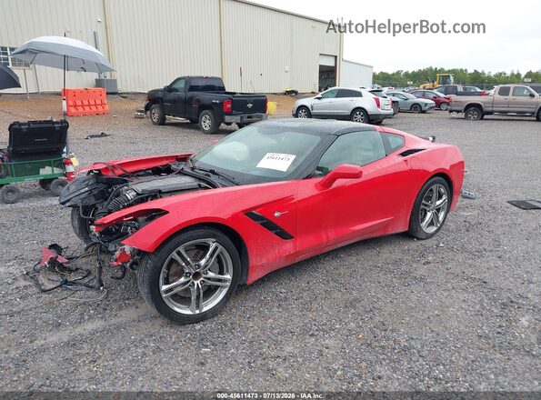1G1YF2D79G5102004 2016 CHEVROLET CORVETTE Red Vista tres cuartos delantera izquierda