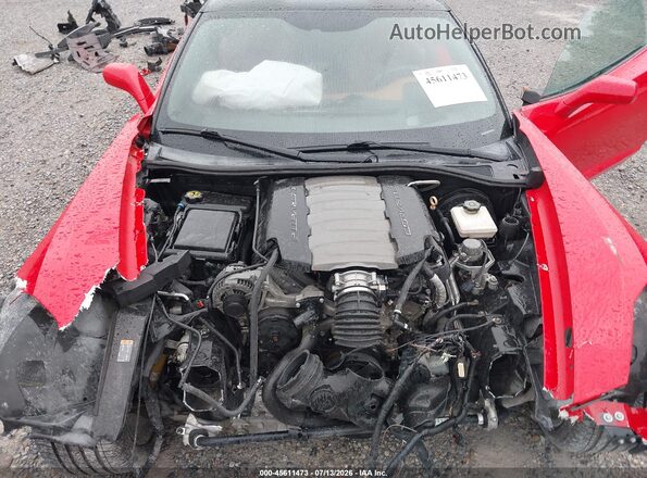 1G1YF2D79G5102004 2016 CHEVROLET CORVETTE Red Vista trasera