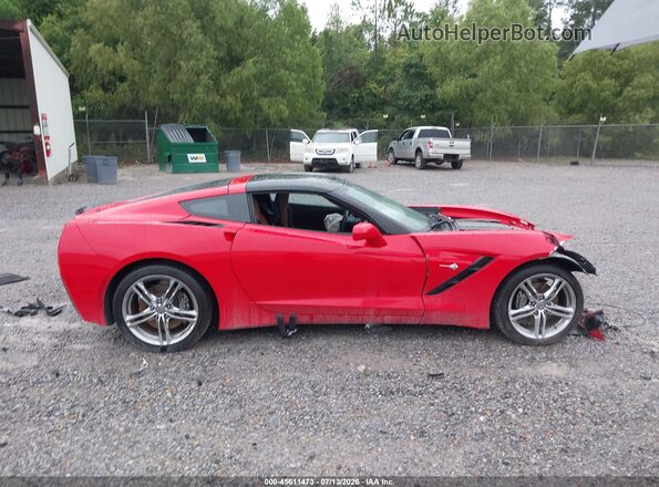 1G1YF2D79G5102004 2016 CHEVROLET CORVETTE Red Vista interior trasera