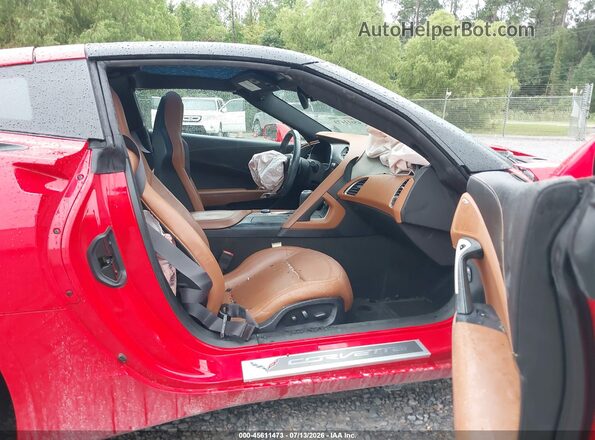 1G1YF2D79G5102004 2016 CHEVROLET CORVETTE Red Vista interior delantera