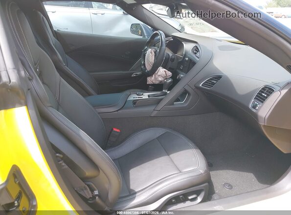 1G1YK2D74G5107798 2016 CHEVROLET CORVETTE Black წინა სალონის ხედი