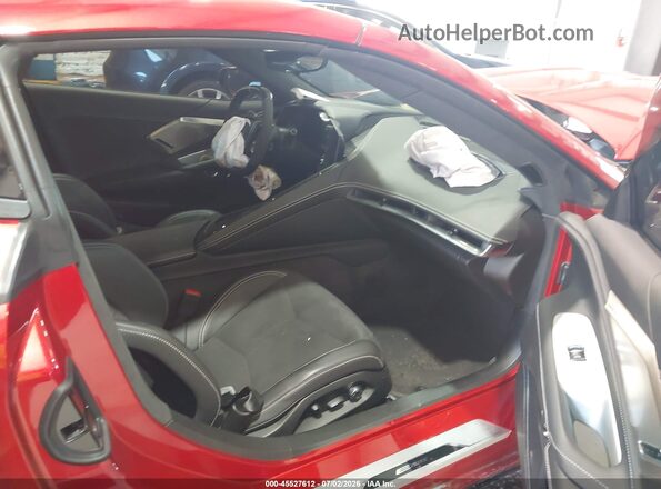 1G1YM2D45S5501223 2025 CHEVROLET CORVETTE Red Vista interior delantera