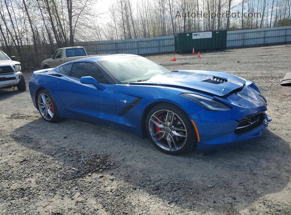 1G1YM2D73G5111268 2016 CHEVROLET CORVETTE Blue Front right