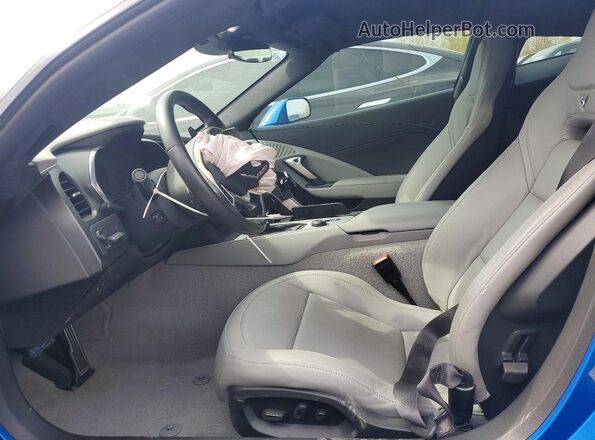 1G1YM2D73G5111268 2016 CHEVROLET CORVETTE Blue Front interior view