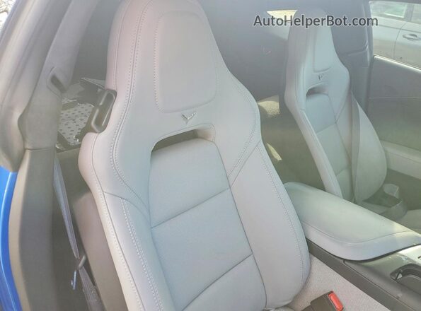 1G1YM2D73G5111268 2016 CHEVROLET CORVETTE Blue Rear seats view