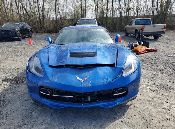 1G1YM2D73G5111268 2016 CHEVROLET CORVETTE Blue Front view