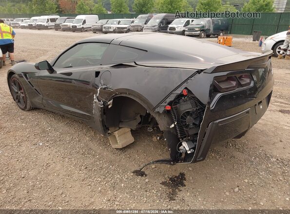 1G1YM2D79G5101182 2016 CHEVROLET CORVETTE Black Trasero izquierdo