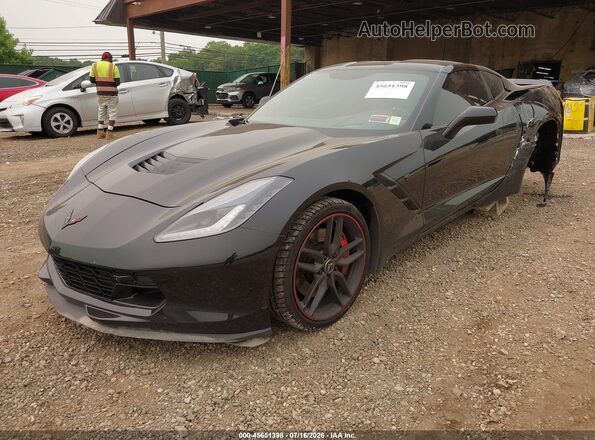 1G1YM2D79G5101182 2016 CHEVROLET CORVETTE Black Vista tres cuartos delantera izquierda