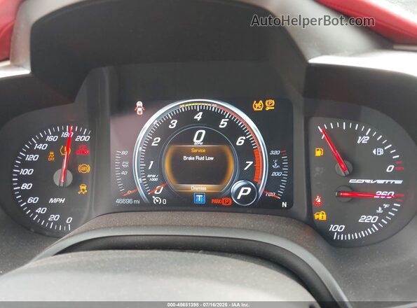 1G1YM2D79G5101182 2016 CHEVROLET CORVETTE Black Vista de los asientos traseros
