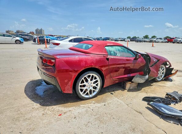 1G1YM3D70G5115509 2016 CHEVROLET CORVETTE Burgundy Trasero derecho