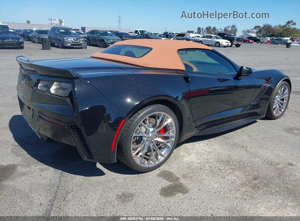 1G1YR3D68K5606198 2019 CHEVROLET CORVETTE Black უკანა მარჯვენა