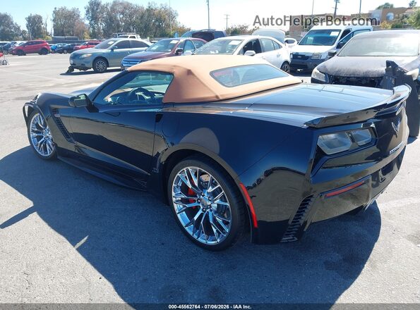 1G1YR3D68K5606198 2019 CHEVROLET CORVETTE Black უკანა მარცხენა