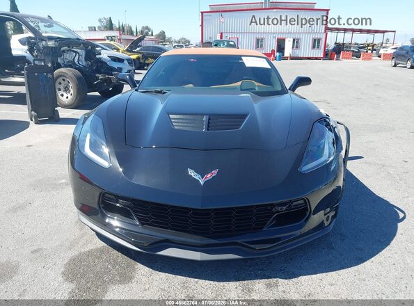 1G1YR3D68K5606198 2019 CHEVROLET CORVETTE Black ხელსაწყოთა პანელის ხედი