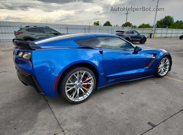 1G1YS2D6XG5603650 2016 CHEVROLET CORVETTE Синий Задняя правая четверть