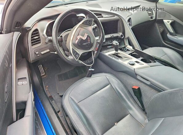 1G1YS2D6XG5603650 2016 CHEVROLET CORVETTE Синий Вид панели приборов