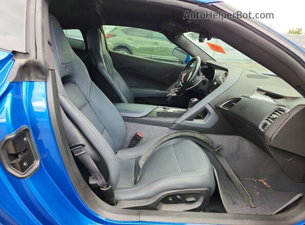 1G1YS2D6XG5603650 2016 CHEVROLET CORVETTE Синий Вид задних сидений