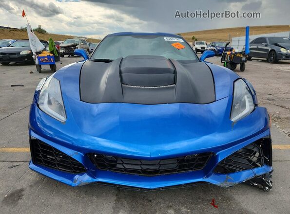 1G1YS2D6XG5603650 2016 CHEVROLET CORVETTE Синий Вид спереди