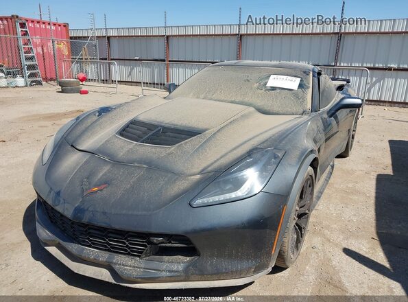 1G1YU2D60J5601424 2018 CHEVROLET CORVETTE Gray Вид спереду