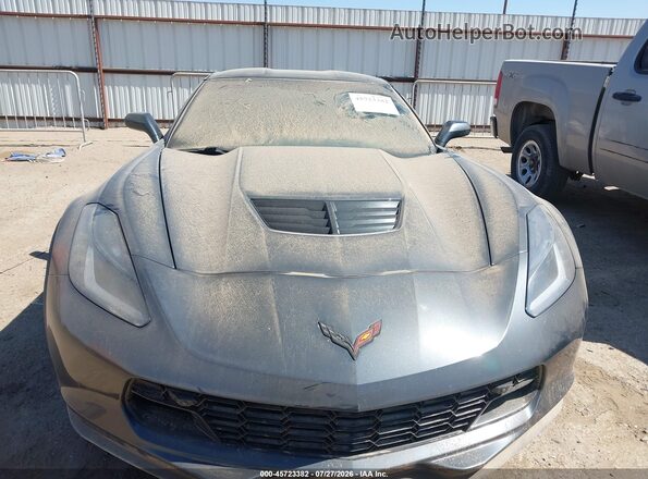 1G1YU2D60J5601424 2018 CHEVROLET CORVETTE Gray Вид панелі приладів