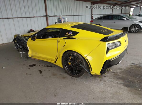 1G1YU2D6XG5607286 2016 CHEVROLET CORVETTE Yellow Задня ліва чверть