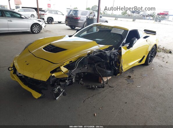 1G1YU2D6XG5607286 2016 CHEVROLET CORVETTE Yellow Передня ліва чверть