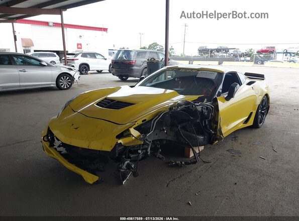 1G1YU2D6XG5607286 2016 CHEVROLET CORVETTE Yellow Вид спереду