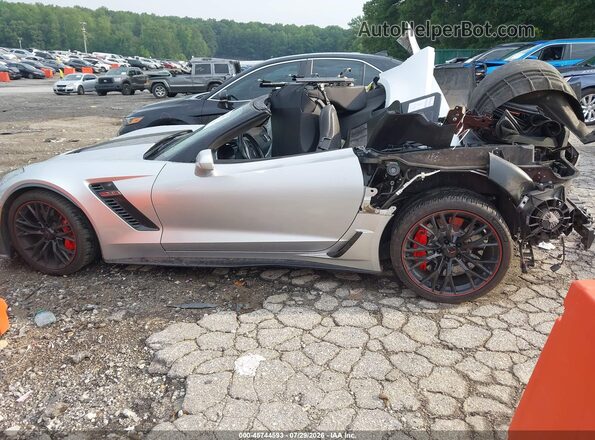 1G1YU3D69H5600725 2017 CHEVROLET CORVETTE Серебряный Панорамный вид салона 360°