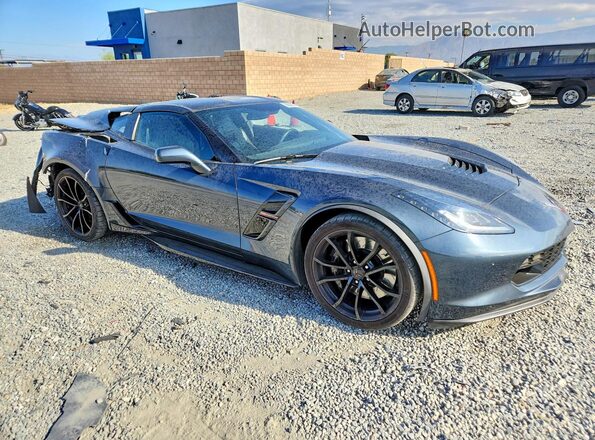 1G1YW2D74K5118457 2019 CHEVROLET CORVETTE Charcoal Przód prawy
