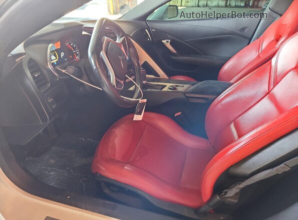 1G1YW2D76K5110764 2019 CHEVROLET CORVETTE White წინა სალონის ხედი