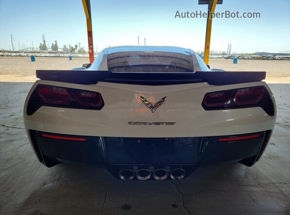 1G1YW2D76K5110764 2019 CHEVROLET CORVETTE White უკანა ხედი