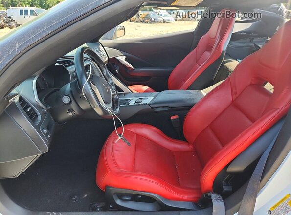 1G1YW2D77K5106710 2019 CHEVROLET CORVETTE White წინა სალონის ხედი
