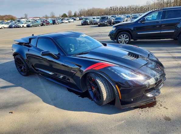 1G1YY2D78H5101731 2017 CHEVROLET CORVETTE Black წინა მარჯვენა