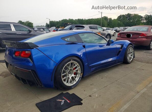 1G1YY2D79K5120859 2019 CHEVROLET CORVETTE Blue Հետևի աջ